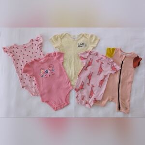 Baby Girl Onesies - Size 18m